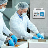 Aero Surefill All-Purpose Weatherproof First-Aid Kits, 5.5" x 3"8.5", Blue, White, Plastic Case (AERAK10W) Each