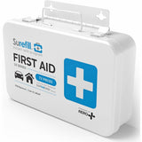 Aero Surefill All-Purpose Metal First-Aid Kit, 5" x 2.3"8", Blue, White, Metal Case (AERAK10T) Each