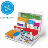 Aero Surefill All-Purpose Metal First-Aid Kit, 7.5" x 2.5"10.8", Blue, White, Metal Case (AERAK25T) Each