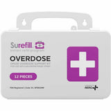 Aero Surefill Opioid Emergency Support Kit, 5.5" x 3"8.5", White, Purple, Black, 14 x Piece(s) (AERSFOD10W) Each