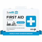 Aero Surefill Metal First-Aid Kits, 10" x 2.5"14", Blue, White, 284 x Piece(s) For 50 x Individual(s) (AERSF50BT) Each