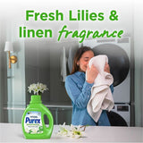 Purex Natural Elements Liquid Detergent, 66 fl oz, Lilies, Linen, Fresh, Floral Scent (DIA05649) Each