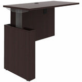 Lorell Essentials Sit-Stand Return Shells, 27.5" x 47.3" x 23.6", Finish: Espresso (LLR18251) Each