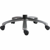 Lorell Big & Tall Flip Arm Chair, Black, Mesh, Vinyl Back Material, Plastic Frame Material, Armrest (LLR40222) Each