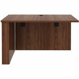 Lorell Essentials Sit-Stand Return Shells, 27.5" x 47.3" x 23.6", Finish: Walnut (LLR69965) Each