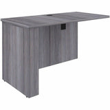 Lorell Essentials Sit-Stand Return Shells, 27.5" x 47.3" x 23.6", Finish: Weathered Charcoal (LLR69528) Each