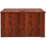 Lorell Essentials Sit-Stand Return Shells, 27.5" x 47.3" x 23.6", Finish: Cherry (LLR69425) Each