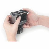 Trodat Professional 5-in-1 Date Stamp, 2" Impression Width x 1.12" Impression Length, Blue, Message/Date Stamp, 2 Line(s), 4 Bands (TDTT5430) Each