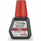 Trodat Maxlight Refill Ink, 0.24 fl oz, Red Ink, Plastic, TAA Compliant (TDT217476) Each