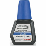 Trodat Maxlight Refill Ink, 0.24 fl oz, Blue Ink, Plastic, TAA Compliant (TDT217475) Each