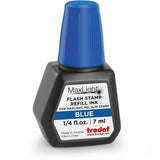 Trodat Maxlight Refill Ink, 0.24 fl oz, Blue Ink, Plastic, TAA Compliant (TDT217475) Each