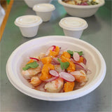 World Centric Compostable Fiber Bowl, Food, Soup, Ice Cream, Natural, Fiber Body, 4/Carton (WORBOSC16LFP) Case of 500