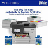 Brother MFC-J5110DW Wired & Wireless INKvestment Tank Inkjet Multifunction Printer (BRTMFCJ5110DW) Each