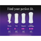 U by Kotex Wrapped Panty Liners, Individually Wrapped, 120/Box (KCC58311) Box of 120