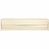 Lorell Essentials Wall-Mounted Hutche with Wood Doors, 17" x 72" x 15", Modern Elm (LLR66346) Each