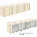 Lorell Essentials Wall-Mounted Hutche with Wood Doors, 17" x 72" x 15", Modern Elm (LLR66346) Each