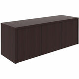 Lorell Essentials Wall-Mounted Hutches with Wood Doors, 17" x 48" x 15", Finish: Espresso, 3 Door(s) (LLR18280) Each