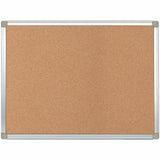 Lorell Aluminum Frame Cork Board, 18" Board x 24" Board x 0.50" Board Depth (LLR19195) Each