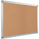 Lorell Aluminum Frame Cork Board, 18" Board x 24" Board x 0.50" Board Depth (LLR19195) Each
