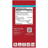 Satco 9.8W A19 LED Frosted Bulbs, 9.80 W, 60 W Incandescent Equivalent Wattage (SDNS14362) 1 Pack
