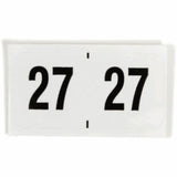 Smead ETYJ Color-Coded Year Labels, 3/4" x 1 1/2", White, 27, Paper, Laminated, 1 Roll (SMD68327) 1 Roll
