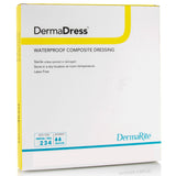 DermaDress™ Composite Dressing 4 X 4 Inch Square Sterile Waterproof Film Backing (584146_BX) 10/BX