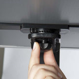 MT Displays Curved Sign Holder 8-1/2" x 11" Poster Size Black, Landscape & Portrait position (UCUMBB0581X2000) Each