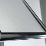 MT Displays Curved Sign Holder 8-1/2" x 11" Poster Size Black, Landscape & Portrait position (UCUMBB0581X2000) Each