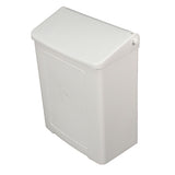 Impact® Safe-Use Plastic Sanitary Napkin Receptacle, White, 4/Case (IMP1102CT) Case of 4