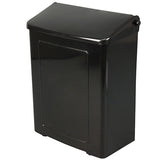 Impact® Safe-Use Plastic Sanitary Napkin Receptacle, Black, 4/Case (IMP1103CT) Case of 4