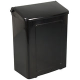 Impact® Safe-Use Plastic Sanitary Napkin Receptacle, Black, 4/Case (IMP1103CT) Case of 4