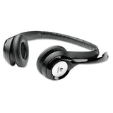 Logitech® H390 Binaural Over The Head USB Headset with Noise-Canceling Microphone, Black (LOG981000014) Each