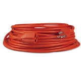 Innovera® Indoor/Outdoor Extension Cord, 25 ft, 13 A, Orange (IVR72225) Each