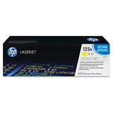 HP HP 125A, (CB542A) Yellow Original LaserJet Toner Cartridge (HEWCB542A) Each