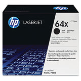 HP HP 64X, (CC364X) High-Yield Black Original LaserJet Toner Cartridge (HEWCC364X) Each