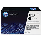 HP HP 05A, (CE505A) Black Original LaserJet Toner Cartridge (HEWCE505A) Each