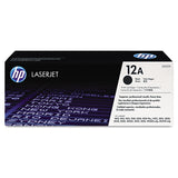 HP HP 12A, (Q2612A) Black Original LaserJet Toner Cartridge (HEWQ2612A) Each