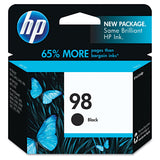 HP HP 98, (C9364WN) Black Original Ink Cartridge (HEWC9364WN) Each