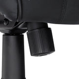 Alera® Alera Strada Series High-Back Swivel/Tilt Top-Grain Leather Chair, Supports Up to 275 lb, 17.91" to 21.85" Seat Height, Black (ALESR41LS10B) Each