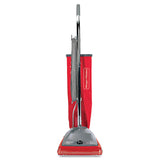 Sanitaire® TRADITION Upright Vacuum SC688A, 12" Cleaning Path, Gray/Red (EURSC688B) Each