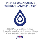 Purell® Advanced Hand Sanitizer 1.5 Liter Ethyl Alcohol Gel Pump Bottle (1215358_CS) 4/CS