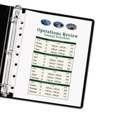 Avery® Top Load Sheet Protector, Heavyweight, 8.5 x 5.5, Clear, 25/Pack (AVE77004) Pack of 25