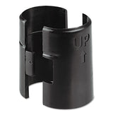 Alera® Wire Shelving Shelf Lock Clips, Plastic, Black, 4 Clips/Pack (ALESW59SLBL) Each