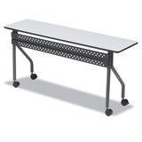 Iceberg OfficeWorks Mobile Training Table, Rectangular, 72" x 18" x 29", Gray/Charcoal (ICE68067) Each