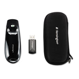 Kensington® Wireless Presenter Pro with Green Laser, Class 2, 150 ft Range, Black (KMW72353) Each