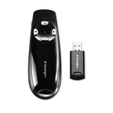 Kensington® Wireless Presenter Pro with Green Laser, Class 2, 150 ft Range, Black (KMW72353) Each