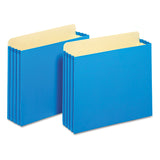 Pendaflex® File Cabinet Pockets, 3.5" Expansion, Letter Size, Blue, 10/Box (PFXFC1524PBLU) Pack of 10