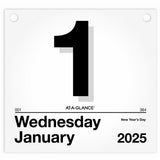 Today Is Daily Wall Calendar Refill, 8.5 x 8, White Sheets, 12-Month (Jan to Dec): 2025 (AAGK450) Each