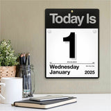 Today Is Daily Wall Calendar Refill, 8.5 x 8, White Sheets, 12-Month (Jan to Dec): 2025 (AAGK450) Each