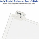 Avery Individual Bottom Tab Legal Dividers, 25 x Dividers (AVE12398) 1 Pack